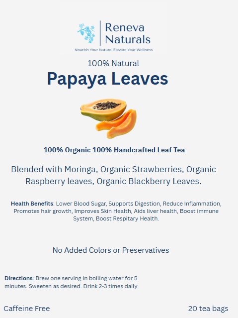 Papaya Leaf & Moringa with Berry Leaf Blend