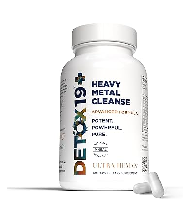 Heavy Metal Detox Cleanse, with Zeolite, Shilajit, Organic Chlorella & Spirulina, NAC & Alpha Lipoic. Supports Daily Detox, Cognition, Immune System
