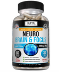 Neuro Brain for Memory & Focus - Brain Support Supplement - Focus & Concentration & Learning Accuracy - Cognitive Function - 60 Count