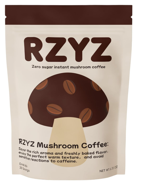 Mushroom Coffee Blend – 6 Adaptogenic Mushrooms, 30 Servings